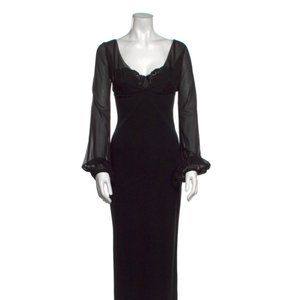 Dolce & Gabbana 2000s Collection Black Evening Gown Size M, 6/8, IT 44